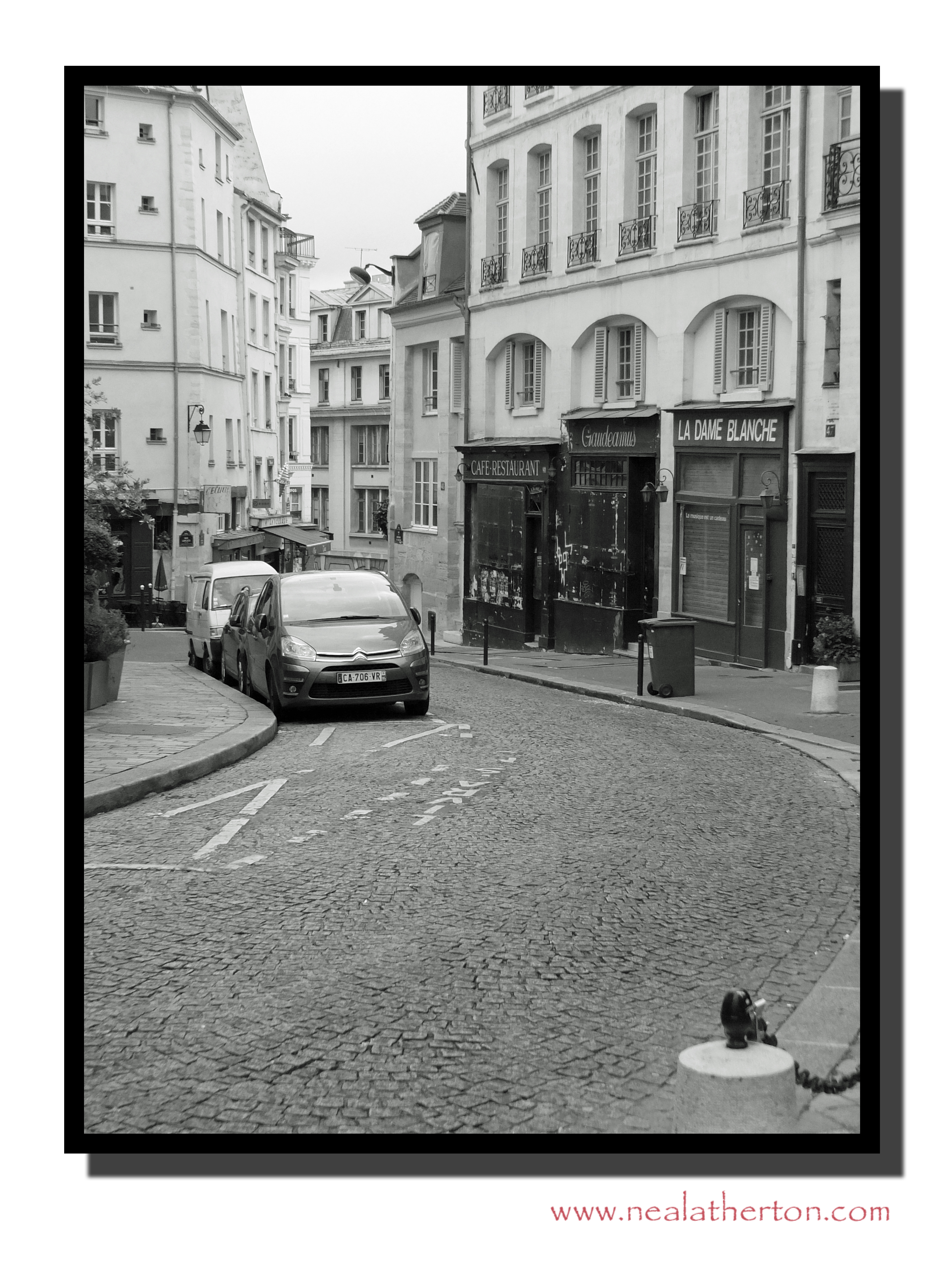 Alt="Rue de la Montagne Sainte Genevieve Paris Midnight in Paris film location from my French travel guide books"