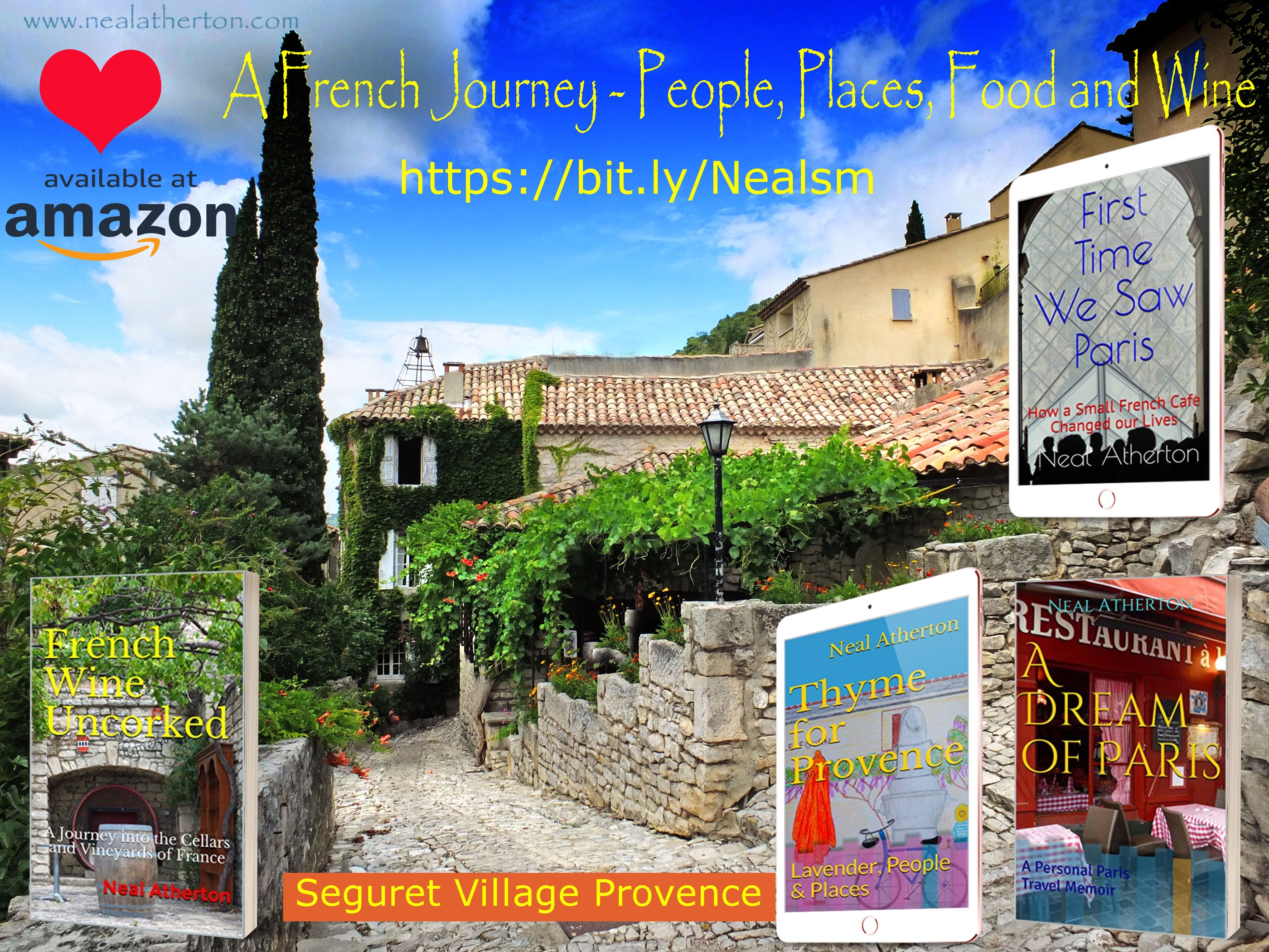 alt="french and paris travel guide book memoirs with wine on kindle unlimited"
