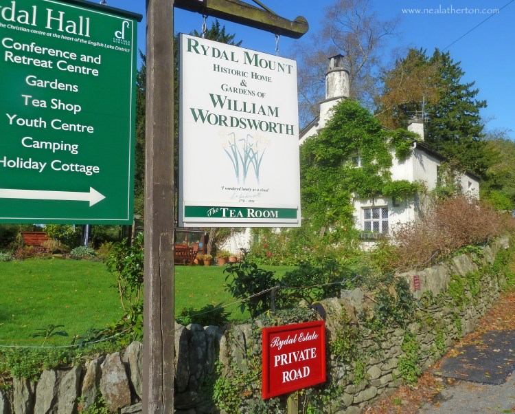 Alt="Photo of William Wordworth home of Rydal Mount in English Lake District"