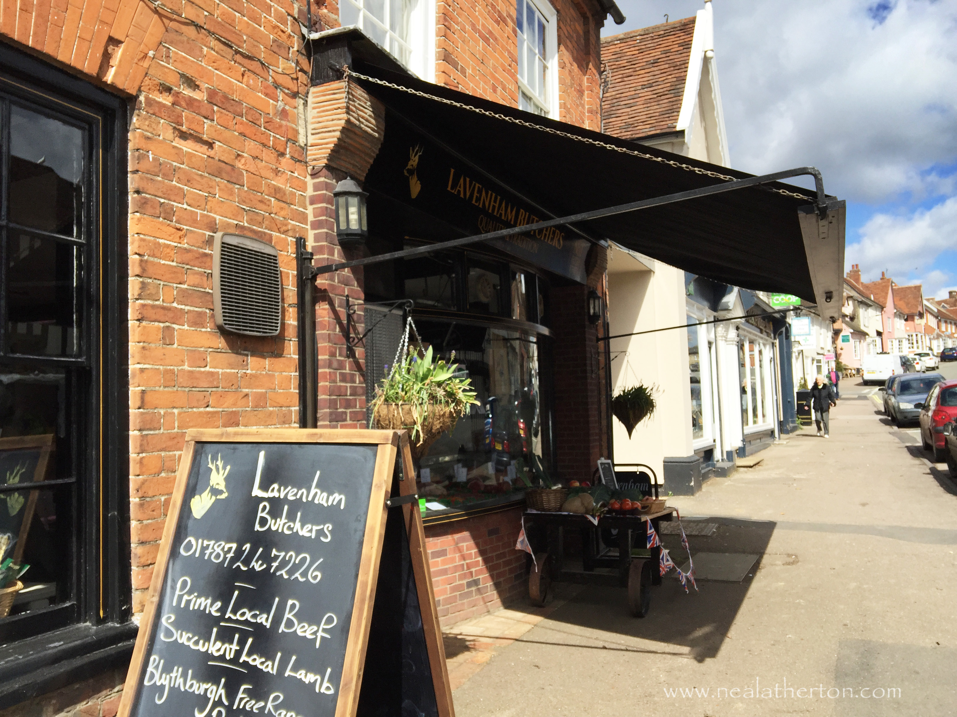 Alt="Photo of Lavenham Suffolk High Street"
