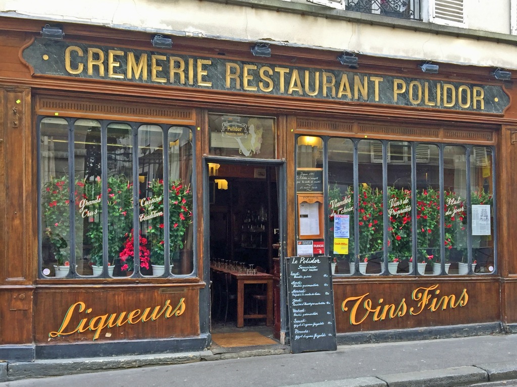 Alt="Photo of Restaurant Polidor Paris France French travel books"
