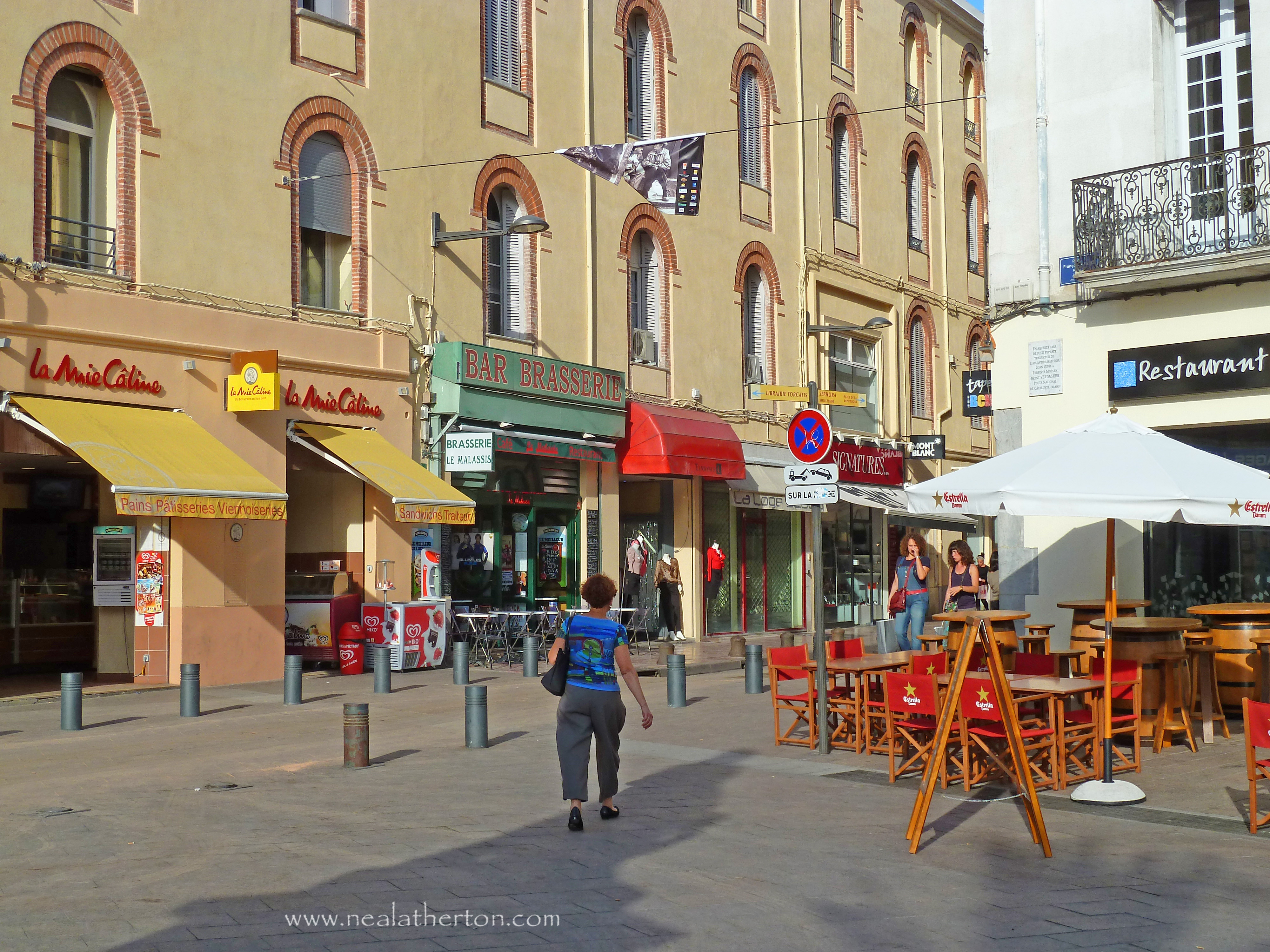 Alt="bar restaurant le Malassis in the southern French town of Perpignan"